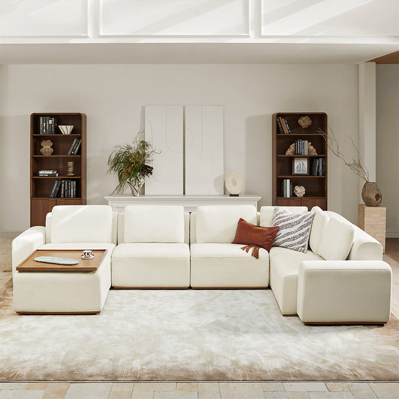 Premium Terra Cloud Sofa with Built-in Table - Modern Comfort for Living Room, Lounge & Outdoor Relaxation