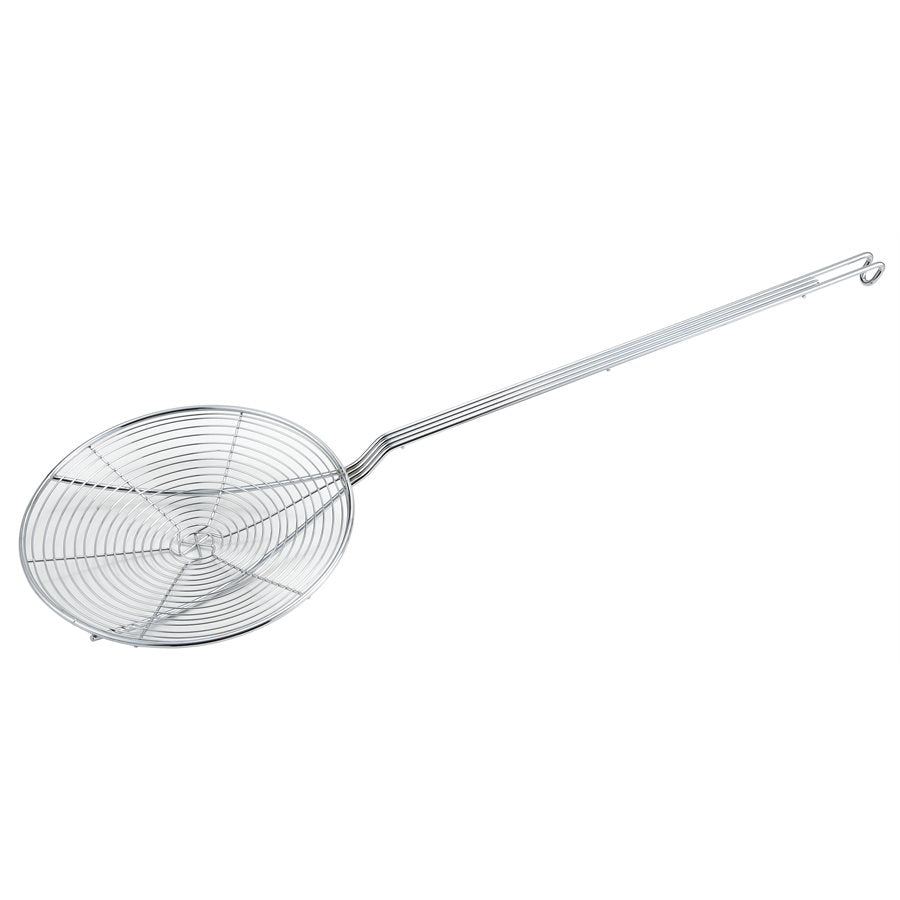 Winco SCF 9 Round Spiral Wire Skimmer with 14