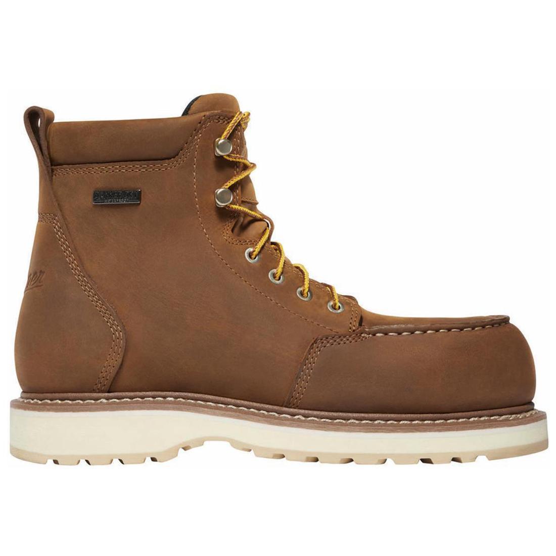 Cedar River Women's Moc Toe Soft Toe Work Boots - Size 6, Brown Leather - Comfortable & Durable for Construction, Hiking & Outdoor Work