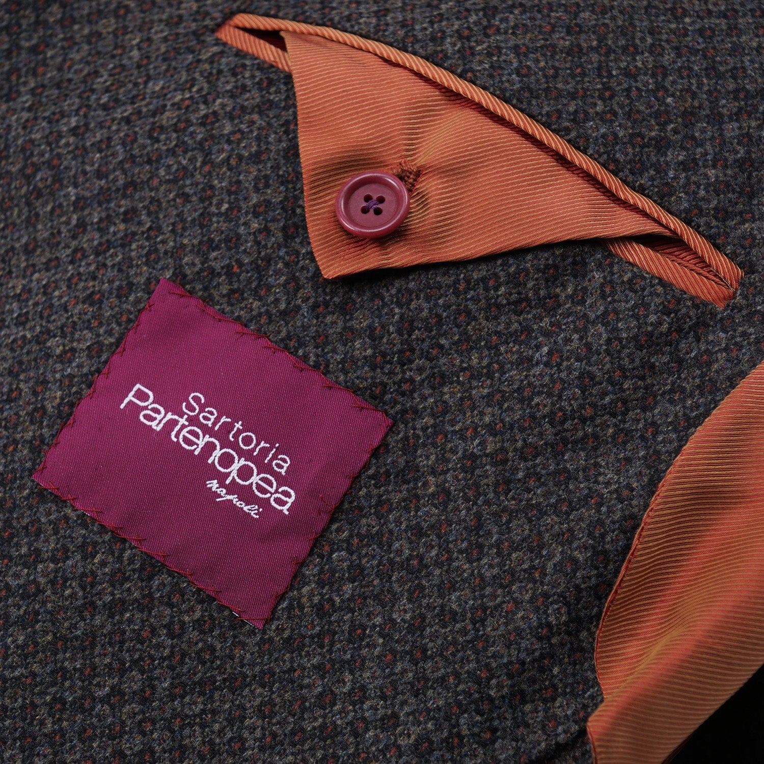 Premium Sartoria Partenopea Men's Wool & Cashmere Blazer - Elegant Sport Coat for Business, Weddings & Formal Occasions