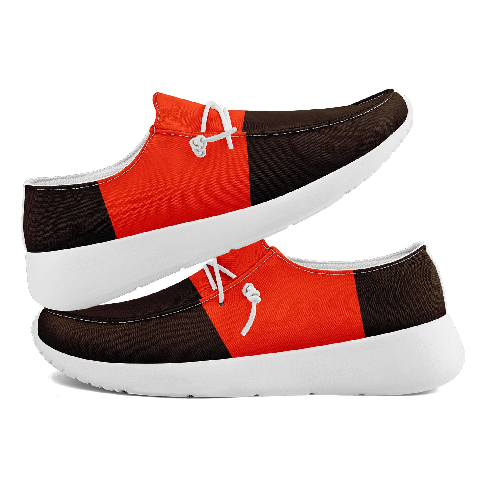 Custom Cleveland Browns Orange Sneakers - Personalized NFL Team Shoes for Men & Women - Perfect for Game Day, Sports Events & Fan Gear Collection