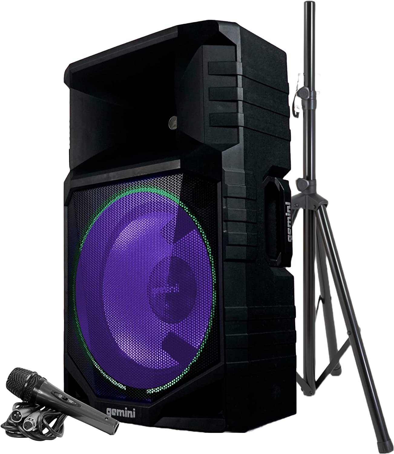 Gemini Sound GSW-T1500PK 1500W Portable Bluetooth PA Speaker with 15