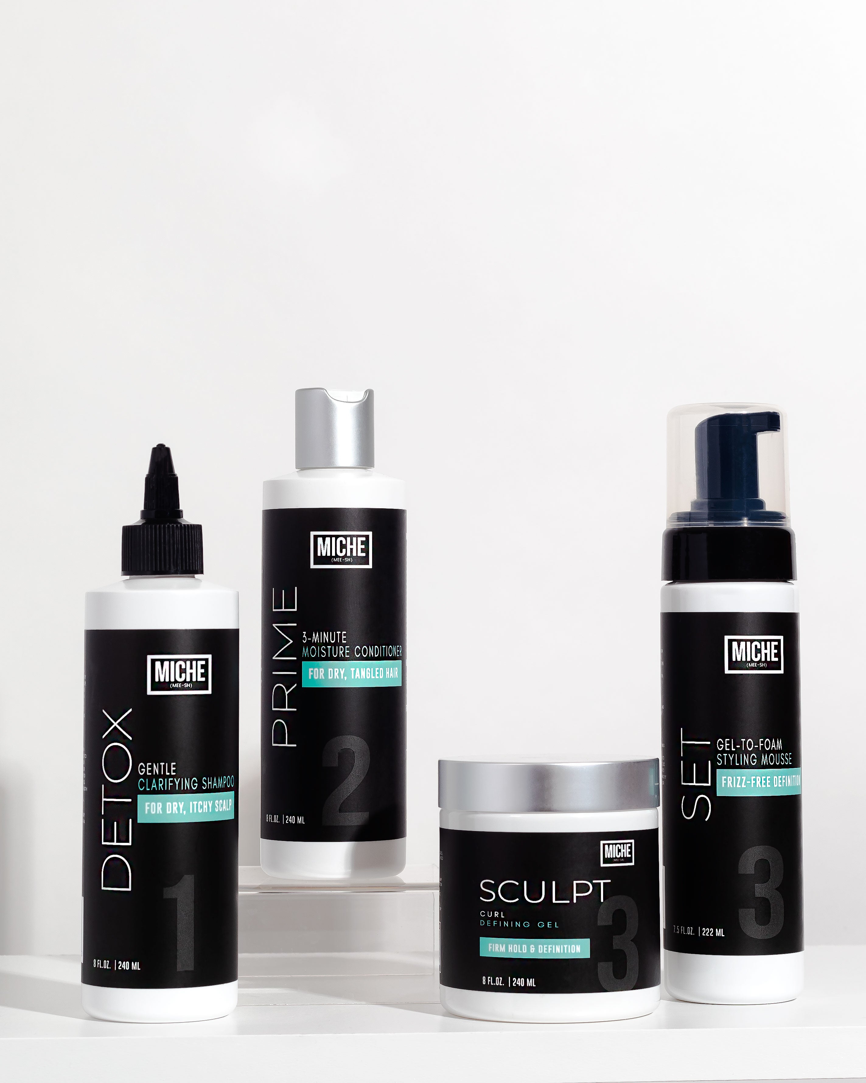 Wash and Go Hair Care Bundle - Natural Curly Hair Products for Effortless Styling | Perfect for Daily Use, Travel & On-The-Go Lifestyles