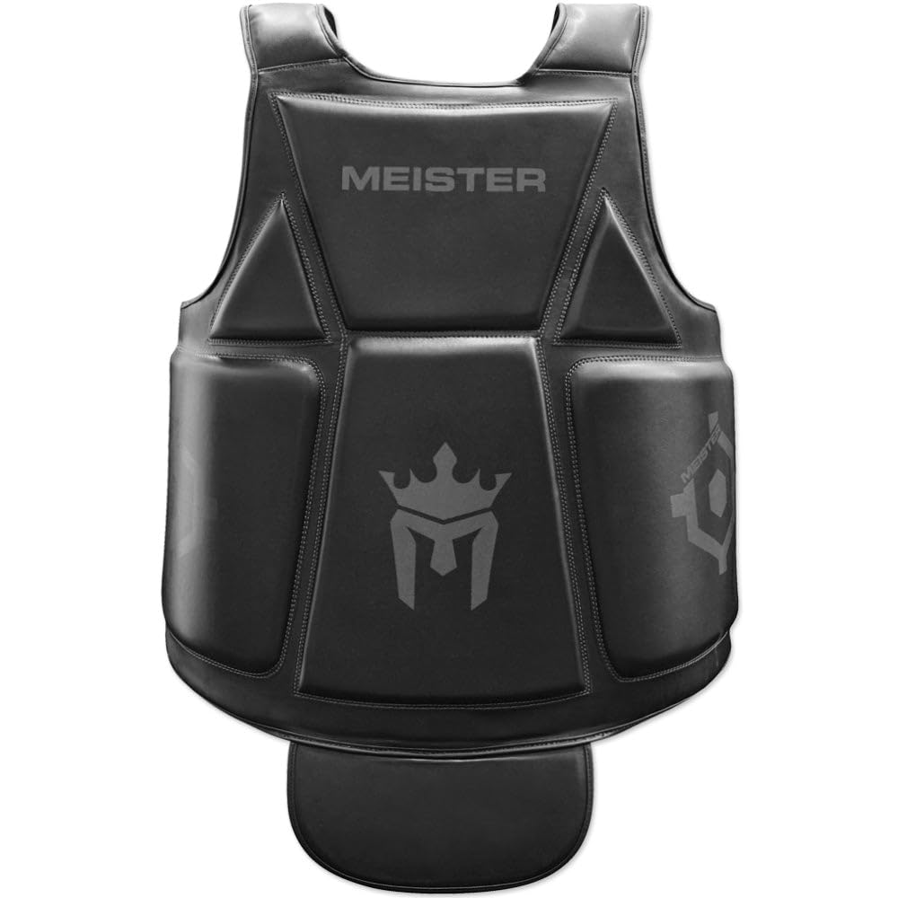 Meister Body Armor - Premium MMA & Boxing Chest Guard with Groin Protector | Protective Gear for Combat Sports Training & Sparring