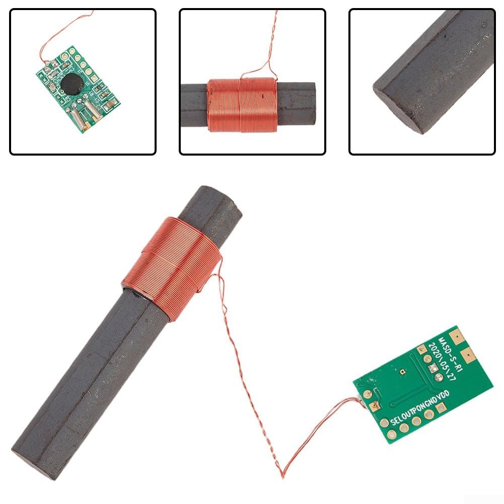 Radio Controlled Clock Modules - High Precision Receiver & Time Module with Antenna for Signal Amplification & Demodulation | Perfect for DIY Electronics, Home Automation, and Accurate Time Synchronization