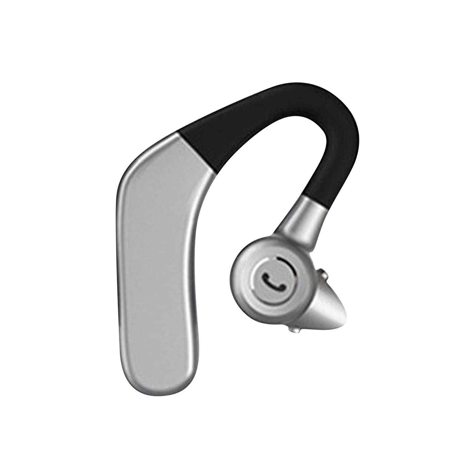 QC Business Bluetooth Headset - Wireless Stereo Headphones with Long Battery Life & Replaceable Battery, Mini Hanging Ear Design for Office, Driving, Online Meetings & Remote Work