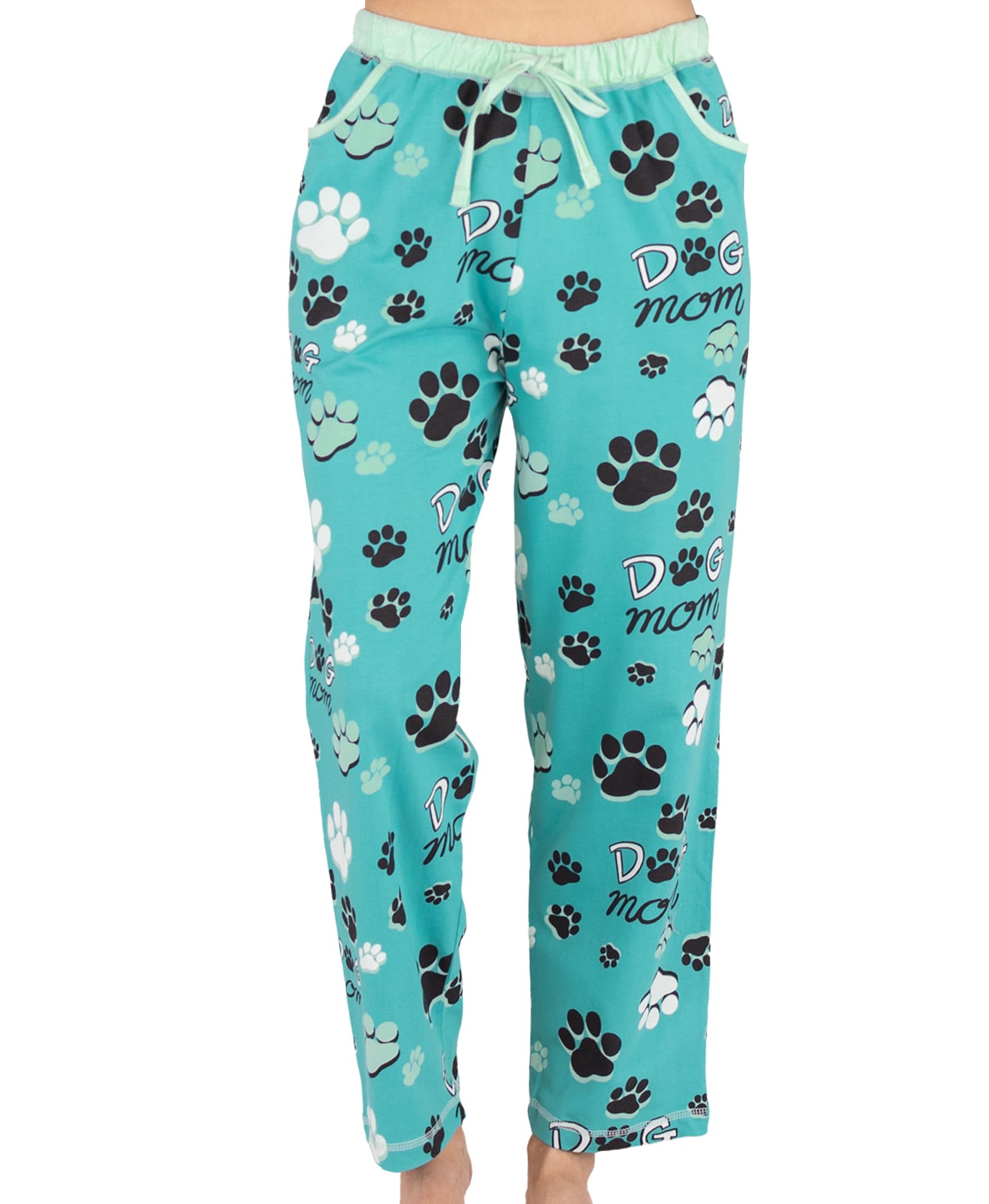 Lazy One Women's Pajama Set - Cute & Comfy Cat & Dog Print Pajama Pants for Women | Soft Sleepwear for Lounging, Relaxing at Home & Gift Giving