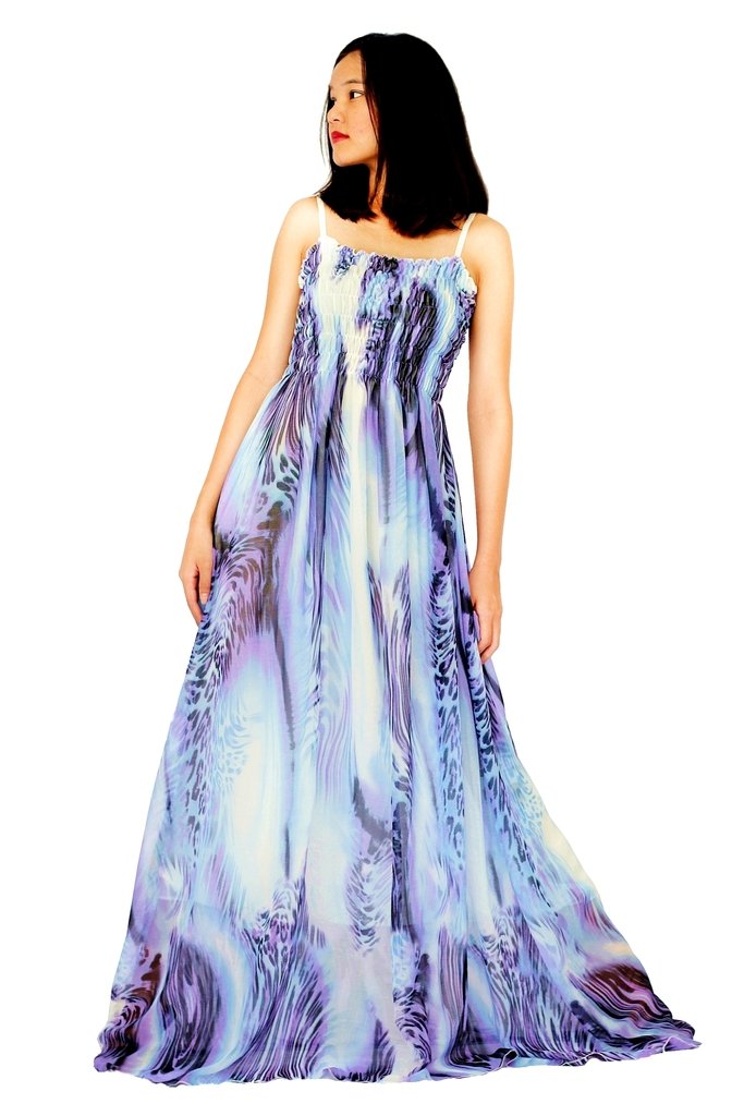 Plus Size Maxi Dress for Women - Floral Print Long Casual Sundress for Wedding Guest, Beach Party & Hawaiian Vacation | Sexy Summer Dress for Teens & Adults