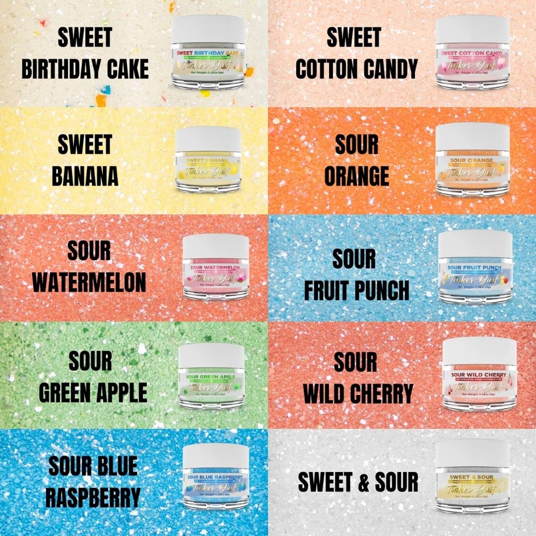 BAKELL® Sweet Cotton Candy Edible Glitter - 100% Food Safe Tinker Dust® for Cakes, Cupcakes, Cake Pops | Baking Decorations & Party Dessert Toppings | 35g Shimmer Powder for DIY Treats & Edible Crafts