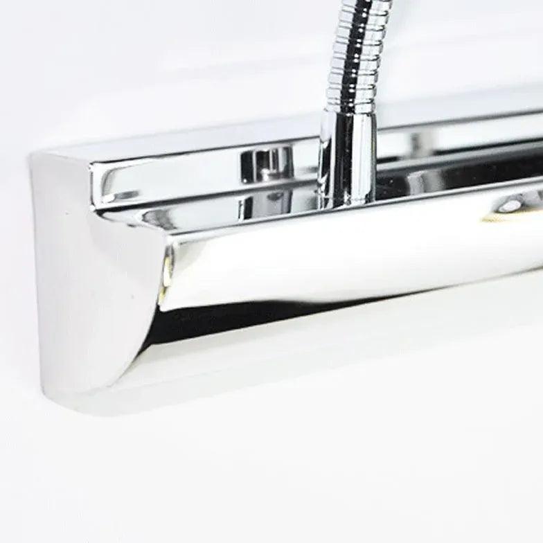 Silver Spring Pipe Bathroom Wall Lights - Modern Vanity Sconce Lighting for Bathroom Mirror, Bedroom & Makeup Area - Waterproof IP44, Dimmable LED