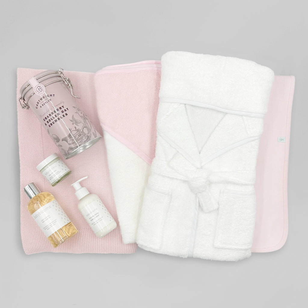 Pink Welcome to the World Baby Gift Hamper - Perfect for Newborn Celebrations, Baby Showers & Hospital Visits