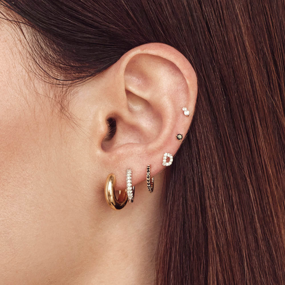 Mini Gold Hoop Earrings for Women - Dainty Curve Huggie Earrings for Everyday Wear & Special Occasions