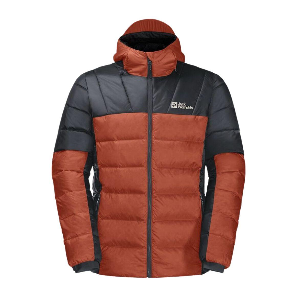 Jack Wolfskin Nebelhorn Down Hoody for Men - Lightweight Warm Winter Jacket for Outdoor Hiking & Camping