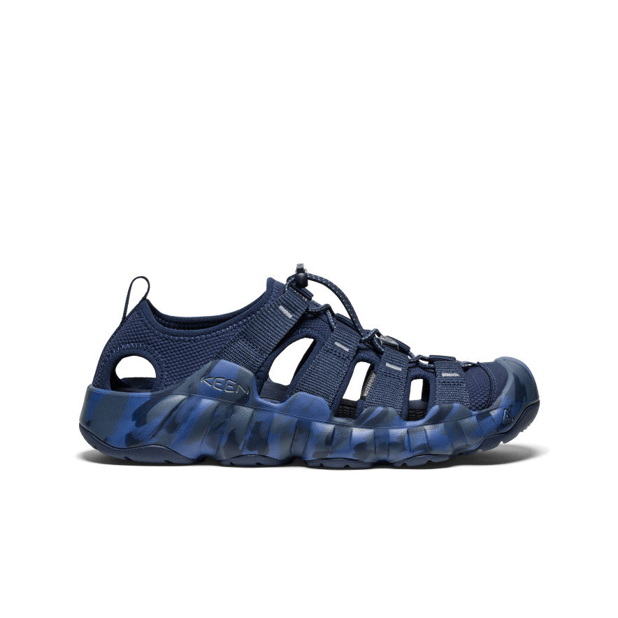 Men's Hyperport H2 Sandal - Lightweight Water Shoes for Running, Hiking & Beach | Navy Blue/Swirl Color | Perfect for Outdoor Activities, Water Sports & Casual Wear