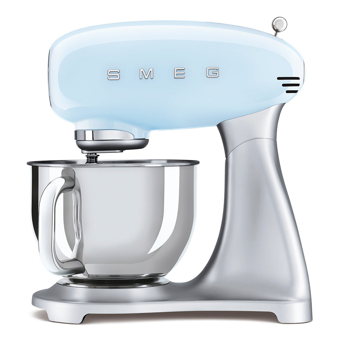 SMF02 4.8L Stand Mixer - Powerful 500W Electric Kitchen Mixer with 6 Speed Settings, Stainless Steel Bowl - Perfect for Baking Cakes, Cookies, Dough & Whipping Cream