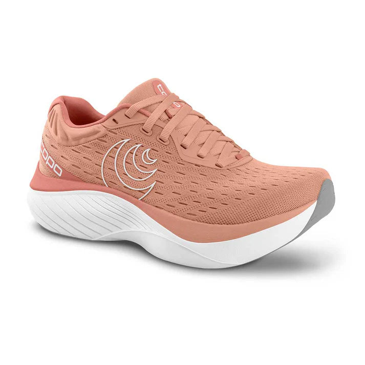 Women's Atmos Sneakers in Dusty Rose & White - Stylish Comfort for Casual Wear, Running & Everyday Fashion