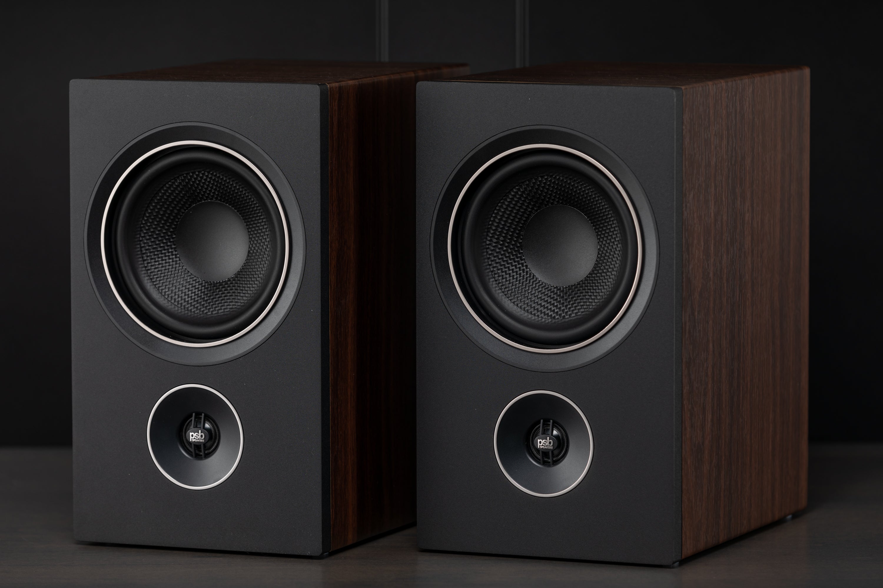 Premium PSB Bookshelf Speakers - High-Fidelity Sound for Home Theater, Music & Gaming - Compact Design for Small Spaces & Bookshelves