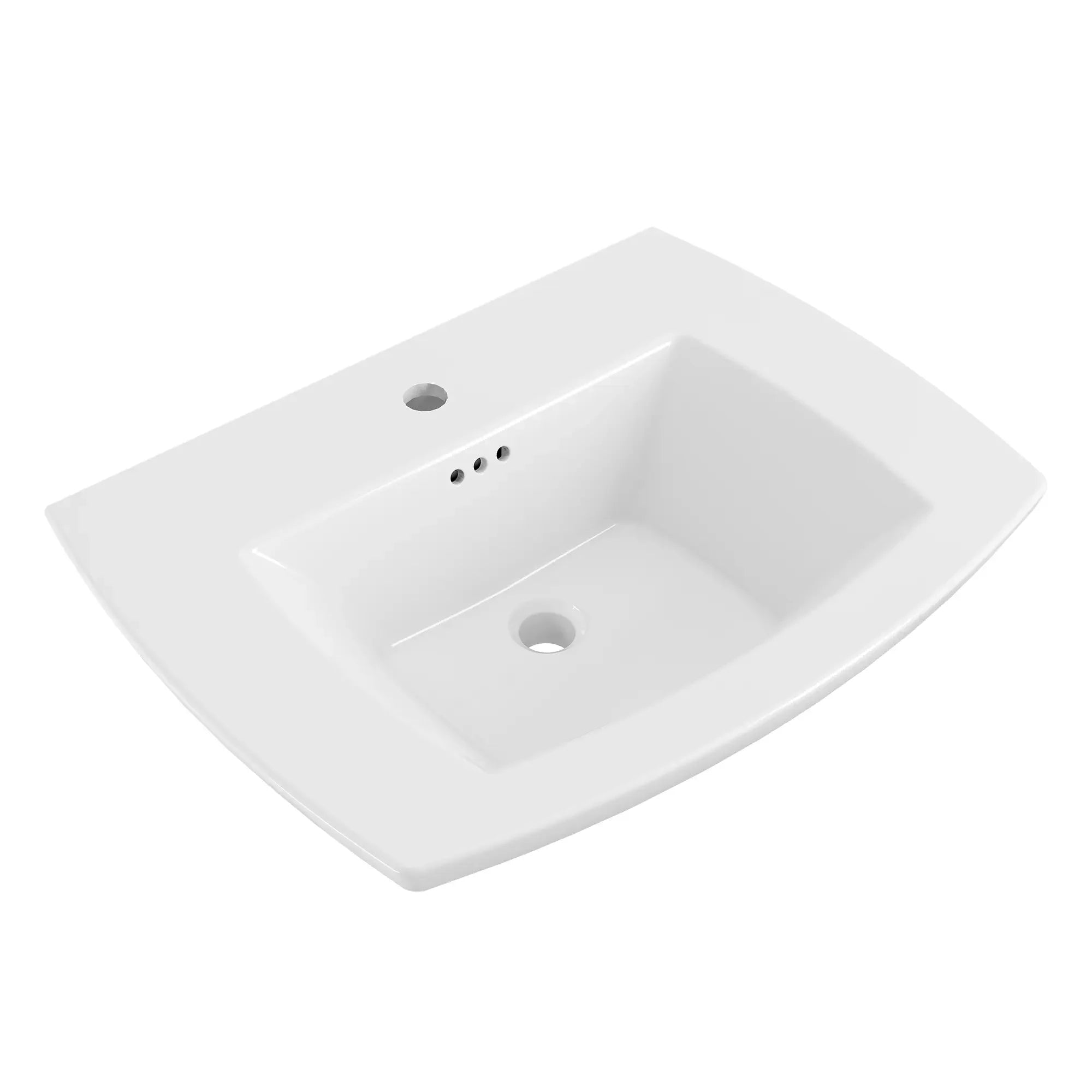 Edgemere Console Vanity Sink Top - Single Hole Faucet Only - Perfect for Bathroom Makeovers & Powder Room Upgrades