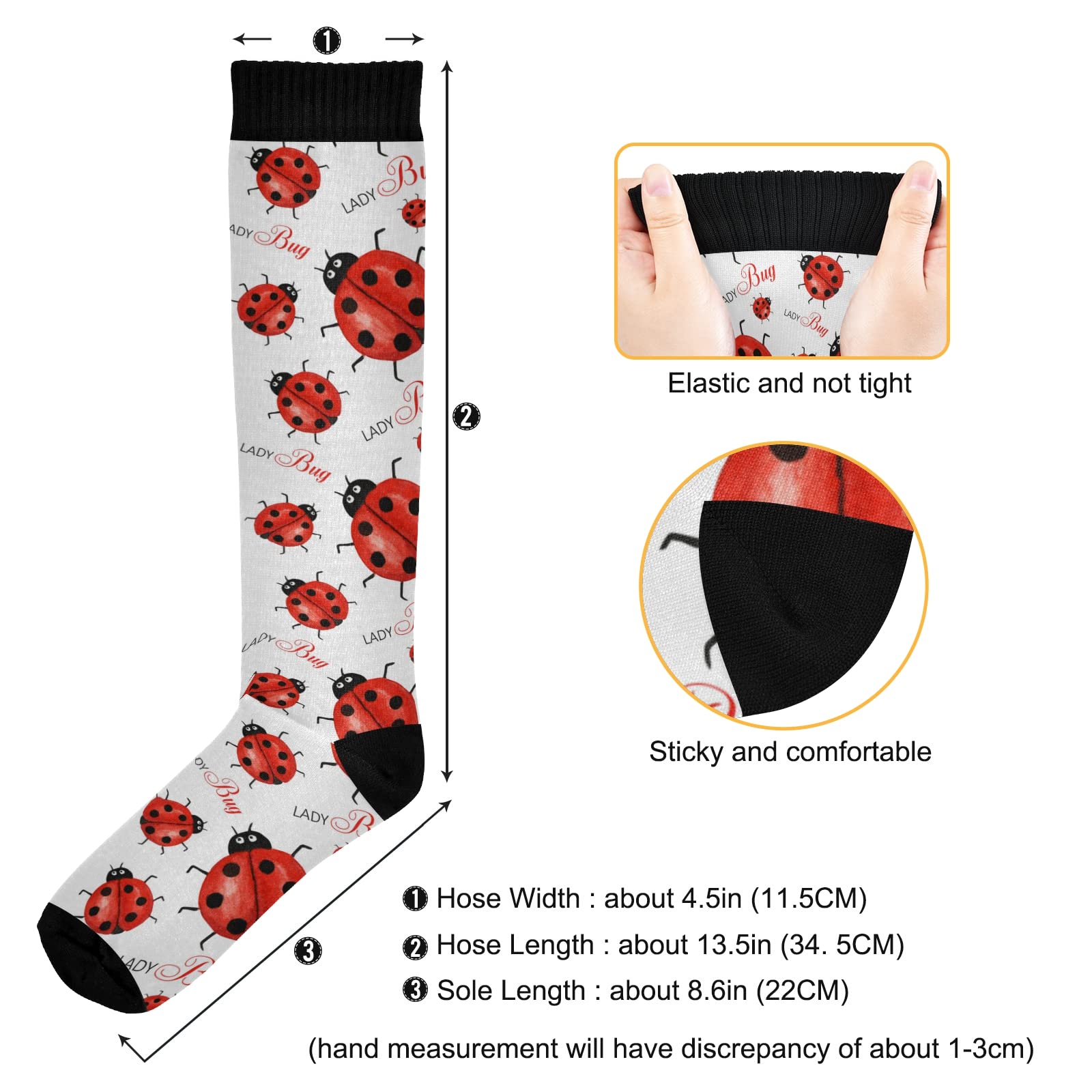 Fisyme Women's & Men's Thermal Compression Socks - Breathable Athletic Crew Socks for Running, Hiking, Cycling & Sports - Warm Comfort for Workouts & Outdoor Activities