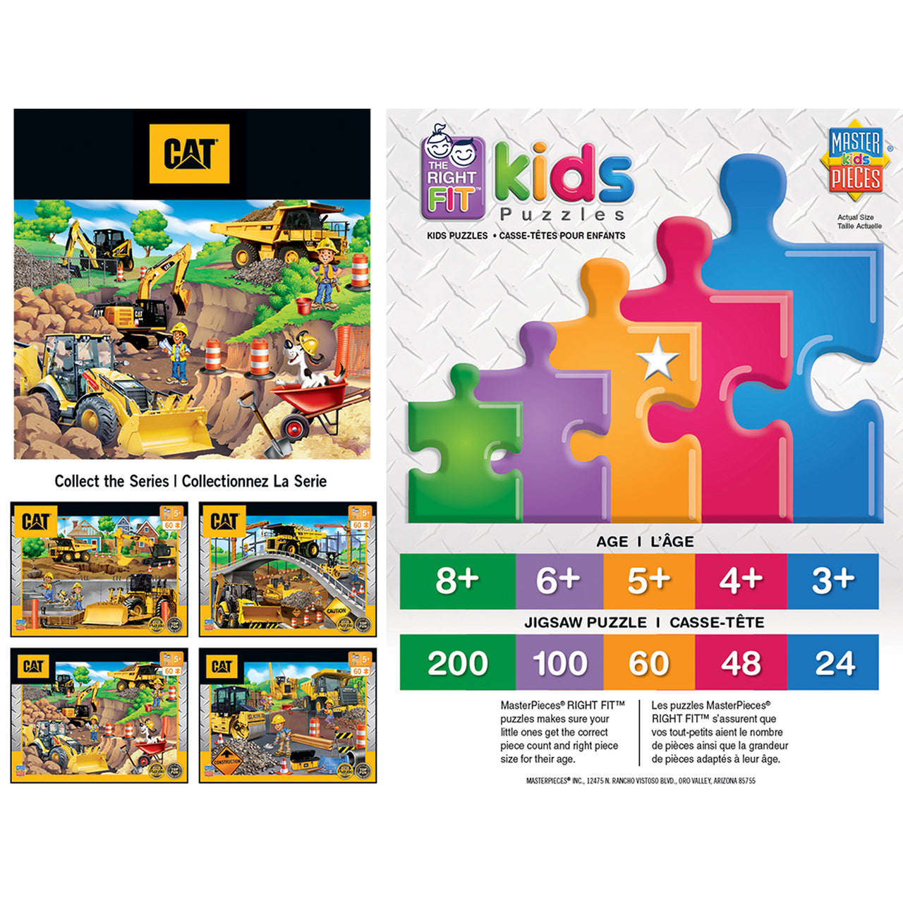 Day at the Quarry 60 Piece Jigsaw Puzzle for Kids & Adults - Fun Family Activity, Stress Relief & Home Decor