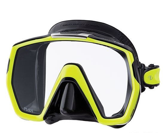Tusa Freedom HD Scuba Diving Mask - Anti-Fog, Wide View Snorkeling Mask for Adults - Perfect for Ocean Exploration, Coral Reef Diving & Underwater Photography