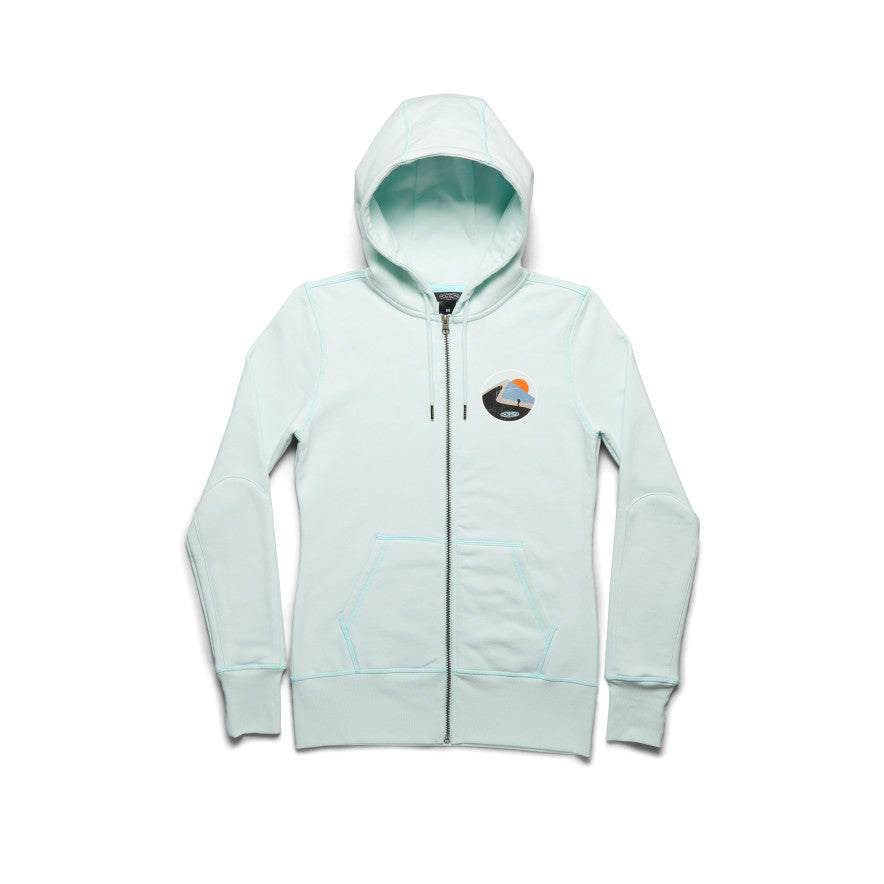Women's Lightweight Hiking Hoodie - Breathable Outdoor Pullover in Pastel Blue | Perfect for Trail Walking, Camping & Casual Wear