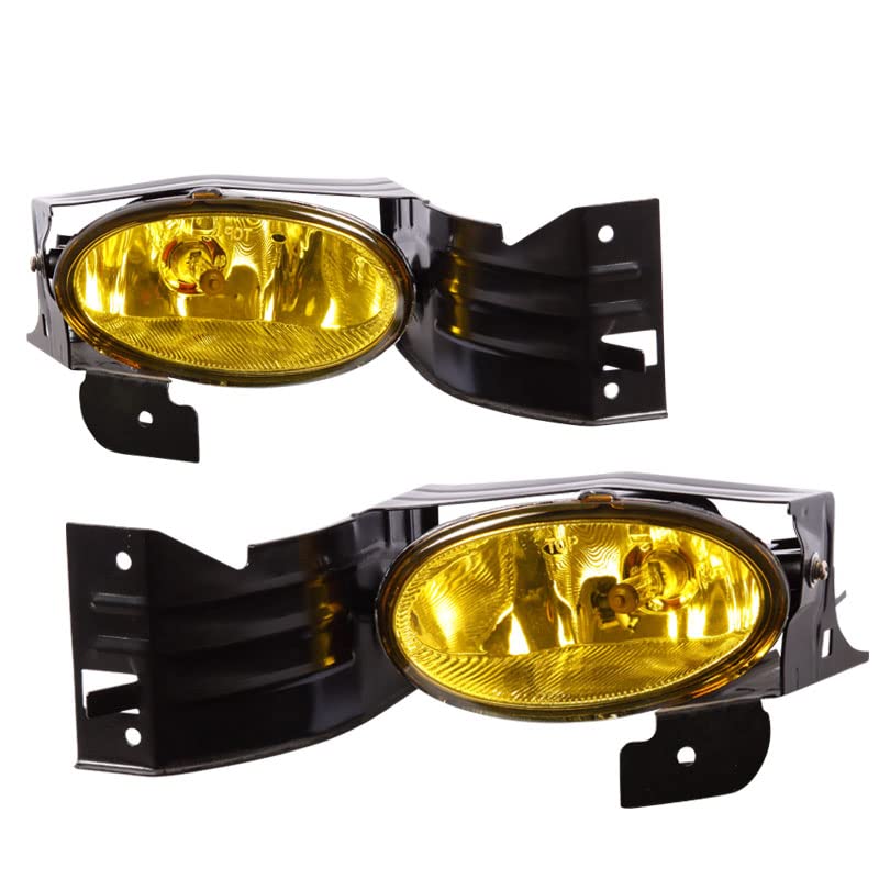 2008-2010 Honda Accord 2-Door Coupe Yellow Fog Lights Kit - High Visibility Driving Lights for Night & Foggy Conditions