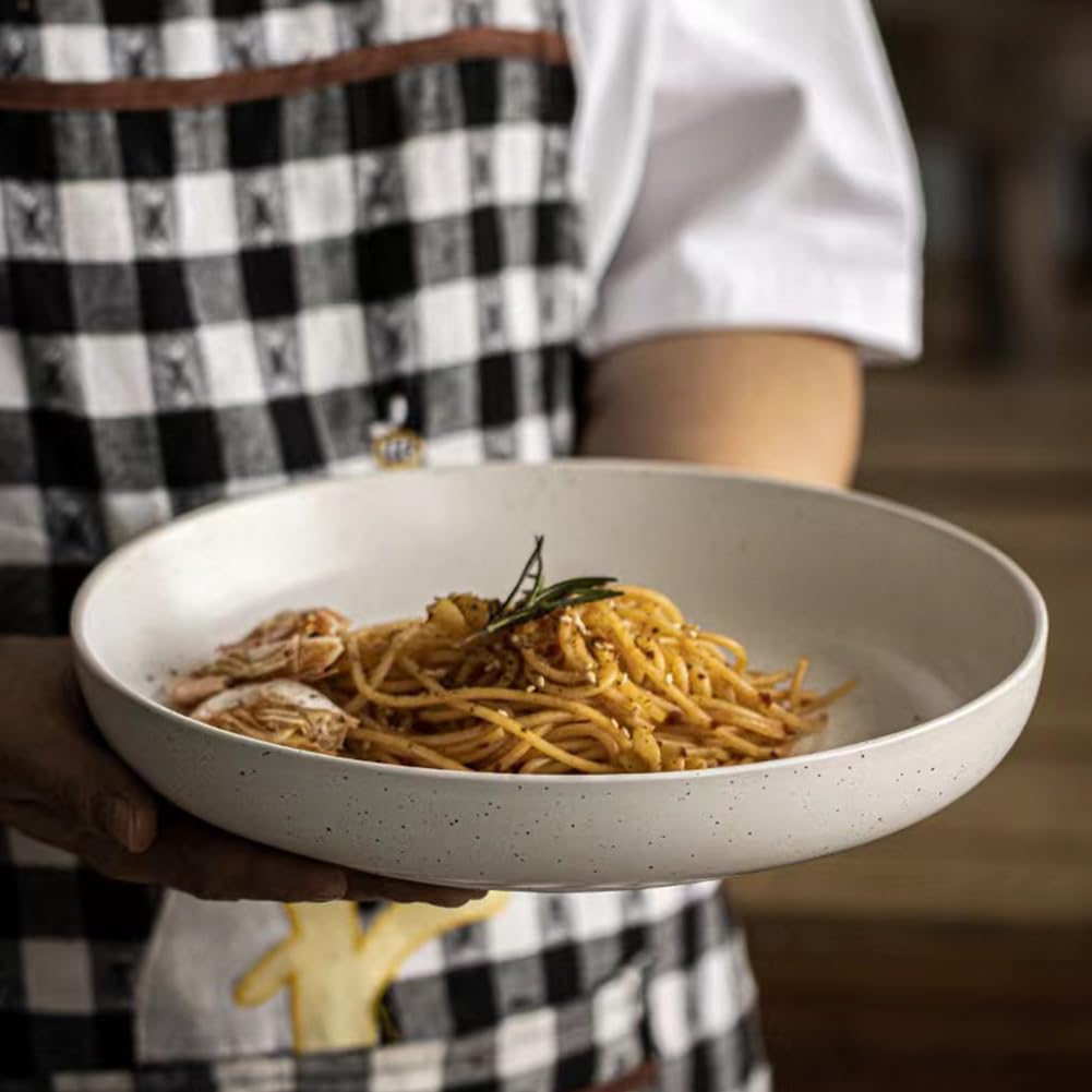 9 Inch Unbreakable Wheat Straw Dinner Plates - BPA Free, Dishwasher Safe, Reusable Plastic Plates for Cereal, Salad & Kids Meals | Perfect for Kitchen, Camping, Picnics & Outdoor Dining