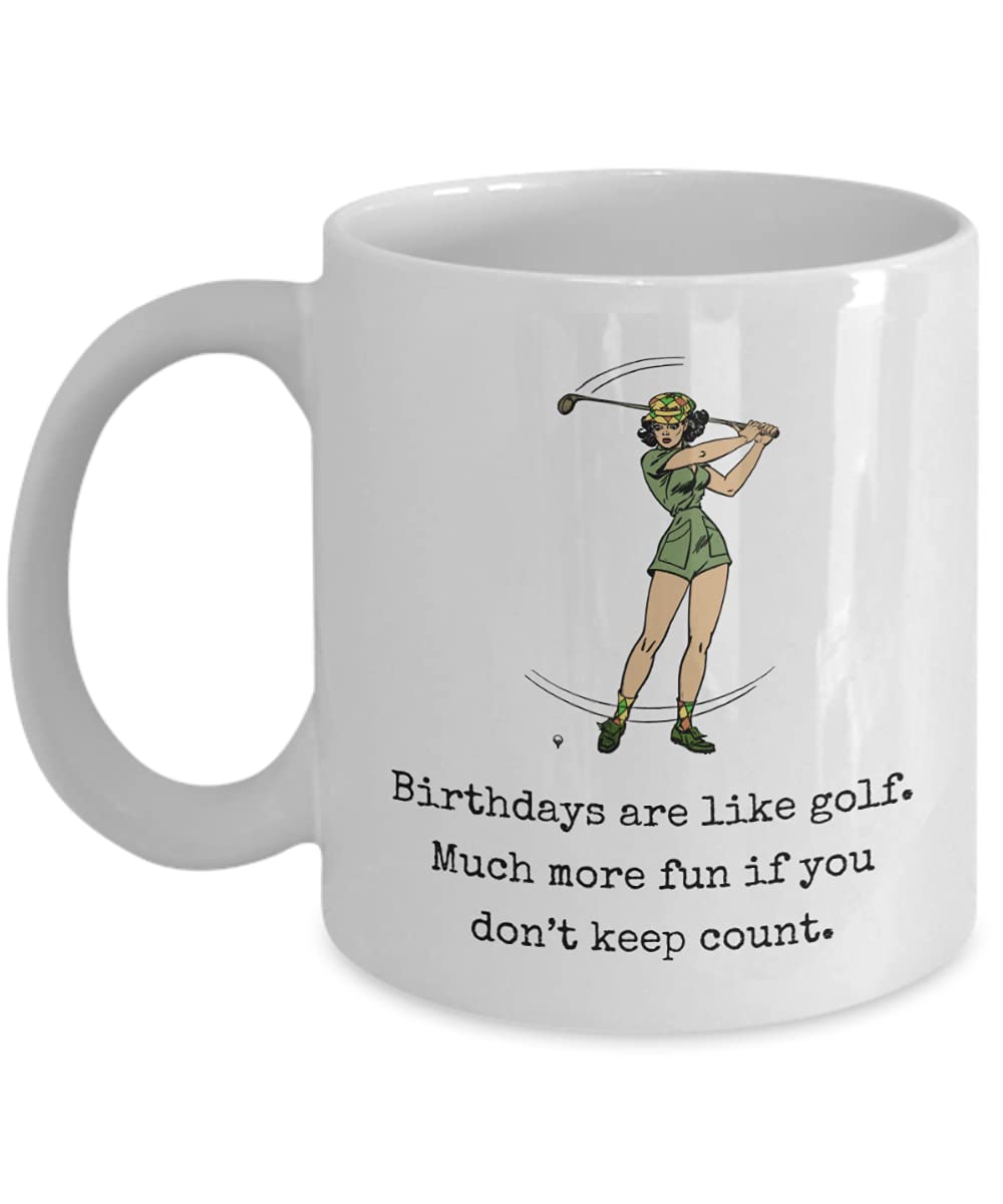 Funny Golf Coffee Mug - Perfect Golfer Birthday Gift for Men & Women - Ideal Golf Player Present for Birthdays & Special Occasions - Great for Golf Lovers & Coffee Enthusiasts - Use at Home, Office or Golf Club