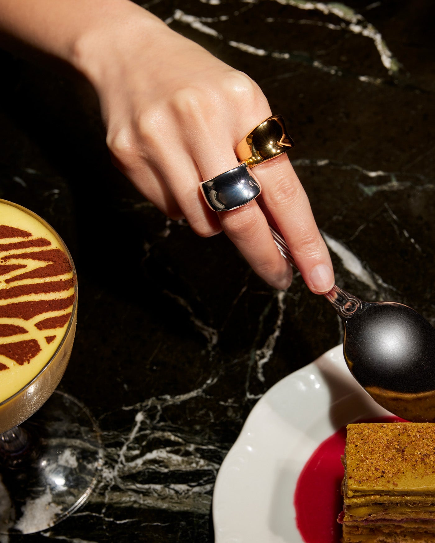 Viviana Gold Ring for Women - Elegant & Stylish Jewelry Gift for Birthday, Anniversary & Valentine's Day