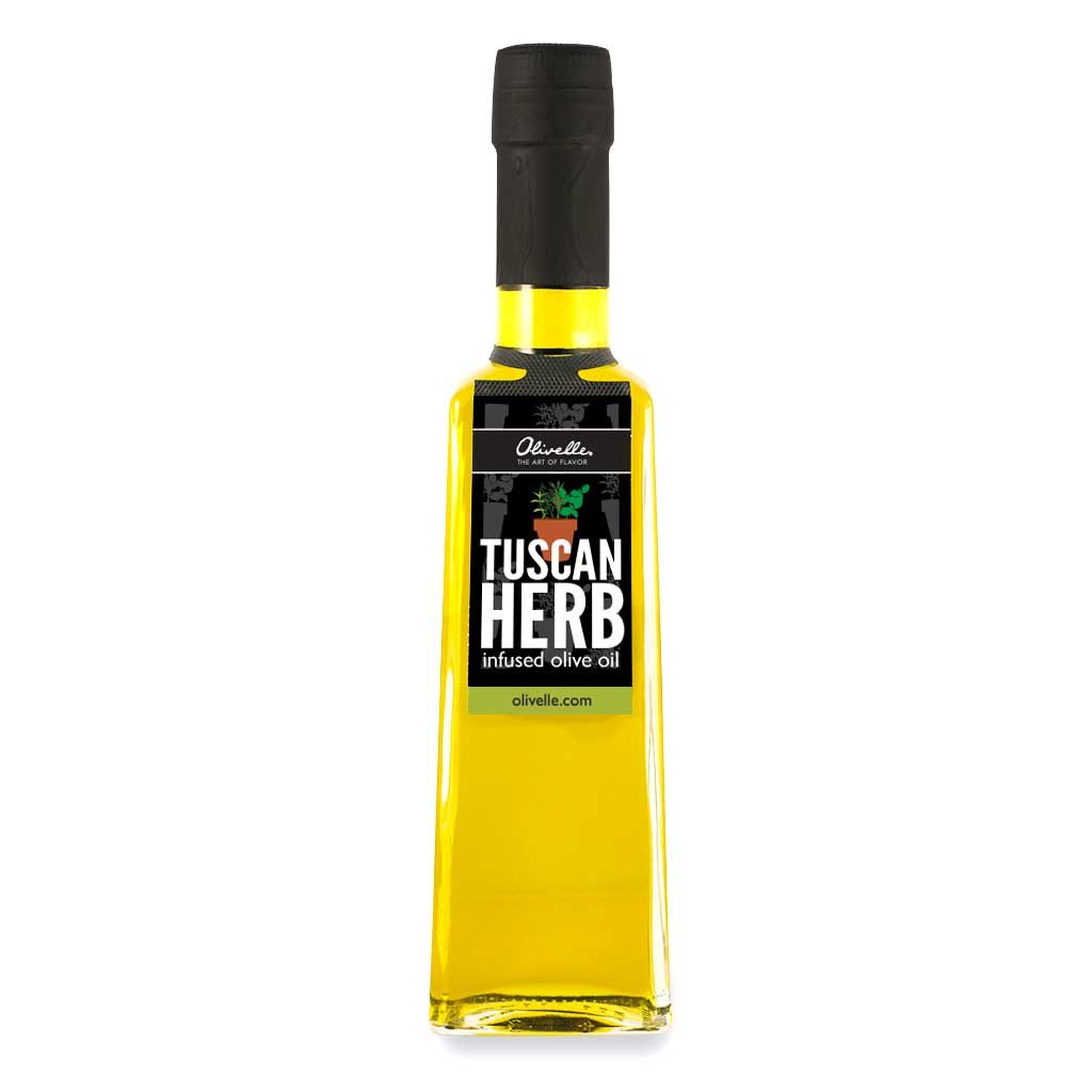 Premium Tuscan Herb Infused Olive Oil - Extra Virgin, Cold Pressed, 100% Natural for Cooking, Salad Dressing & Gourmet Recipes | Authentic Italian Flavor for Pasta, Bread Dipping & Mediterranean Dishes