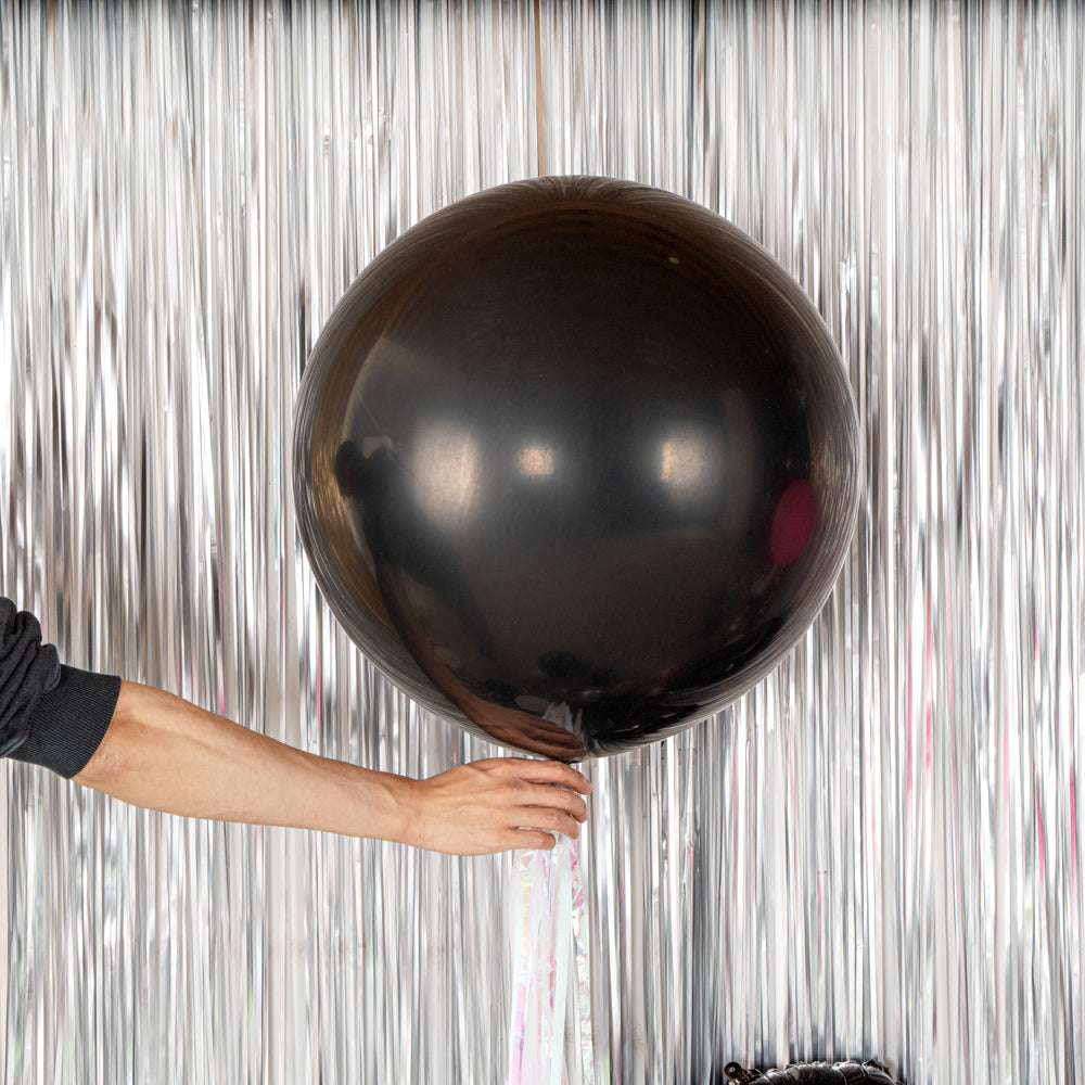 Balloonify Black Latex Balloons - 36 Inch Large Party Balloons (Pack of 10) for Birthday Decorations, Wedding Centerpieces & Halloween Party Supplies