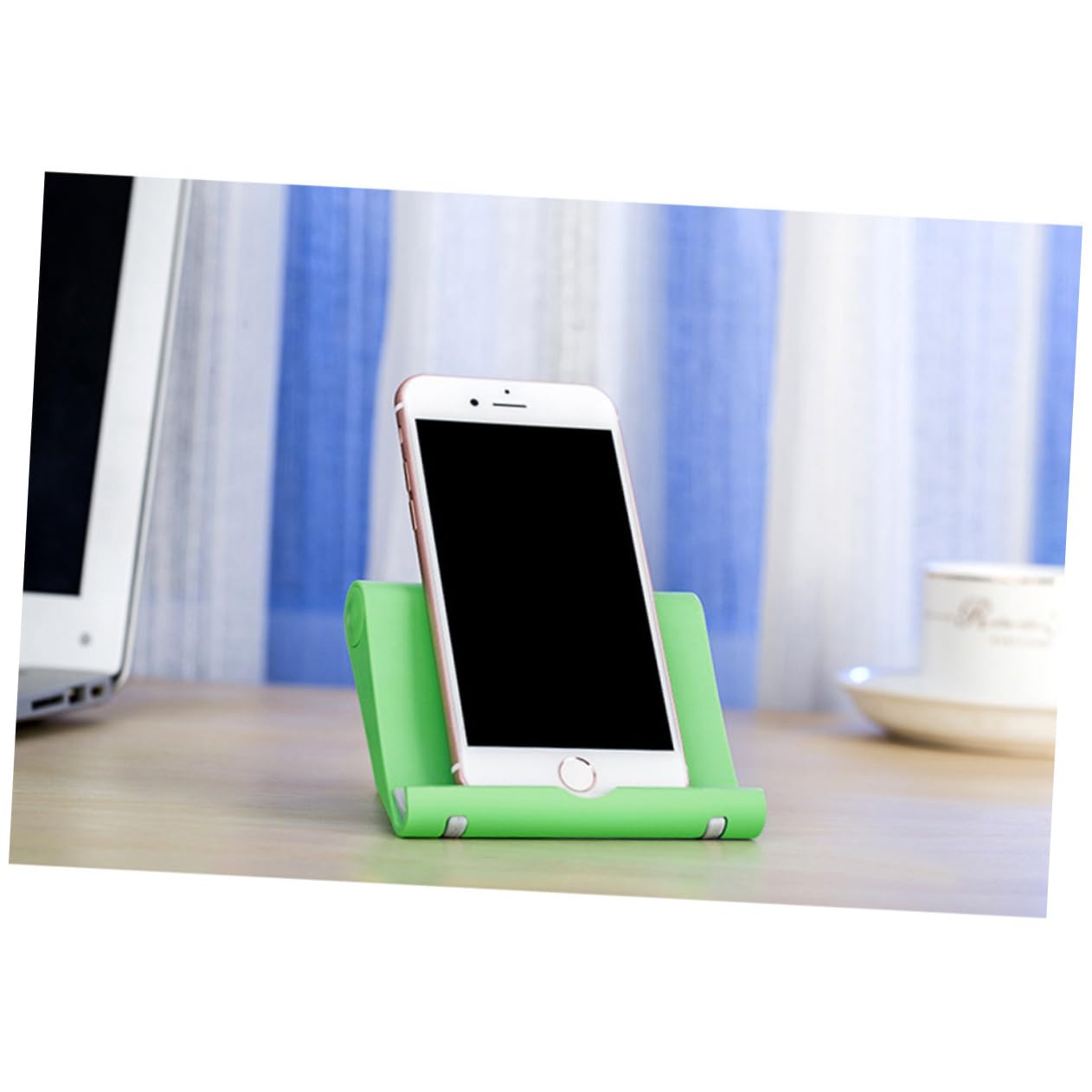 STOBOK Foldable Phone Stand Holder - Adjustable & Portable Cell Phone Stand for iPhone, Samsung, Tablets (6-12.9