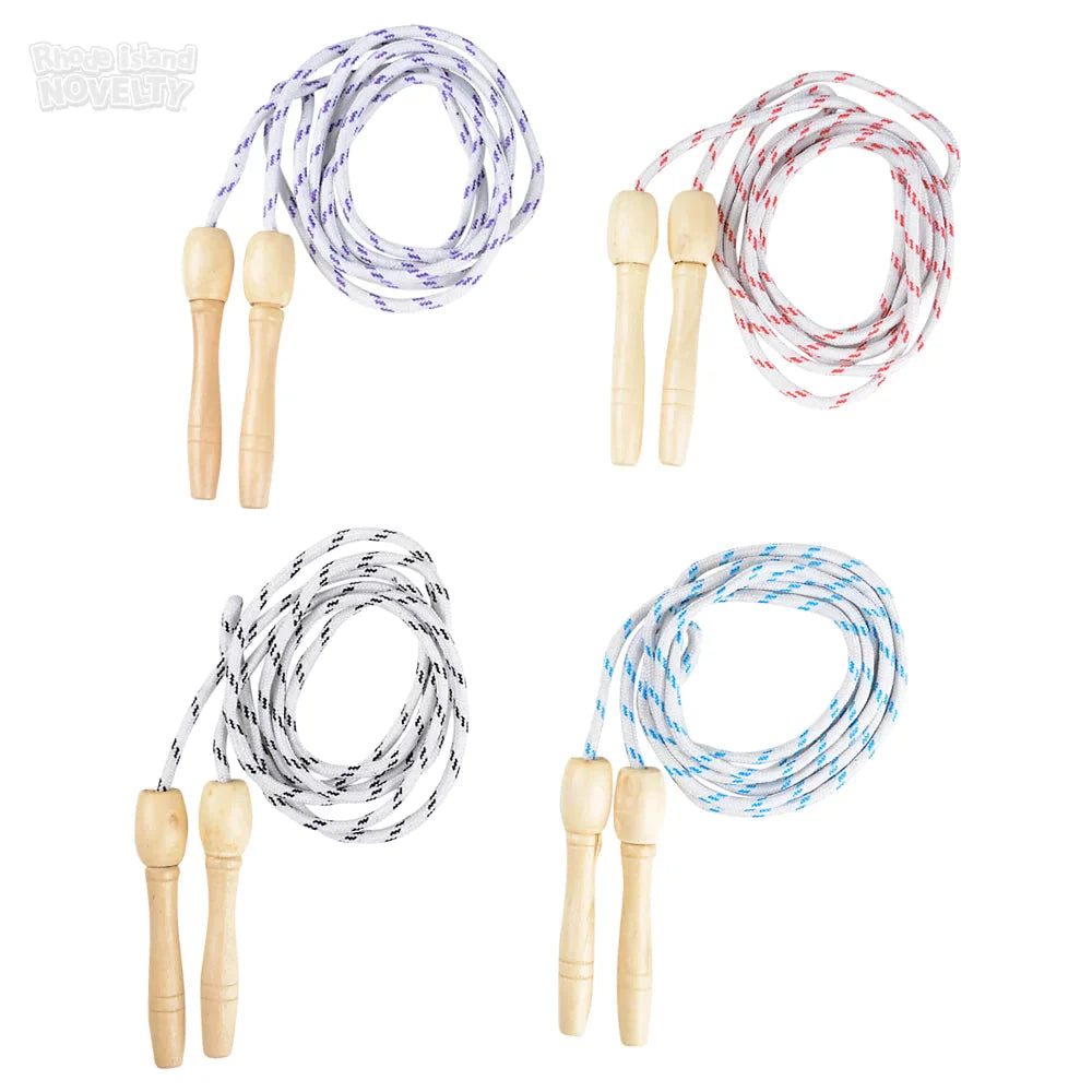 Best 7 Foot Jump Rope with Comfortable Wooden Handles for Adults & Kids - Perfect for Home Workouts, Gym Training, and Outdoor Fitness Exercises