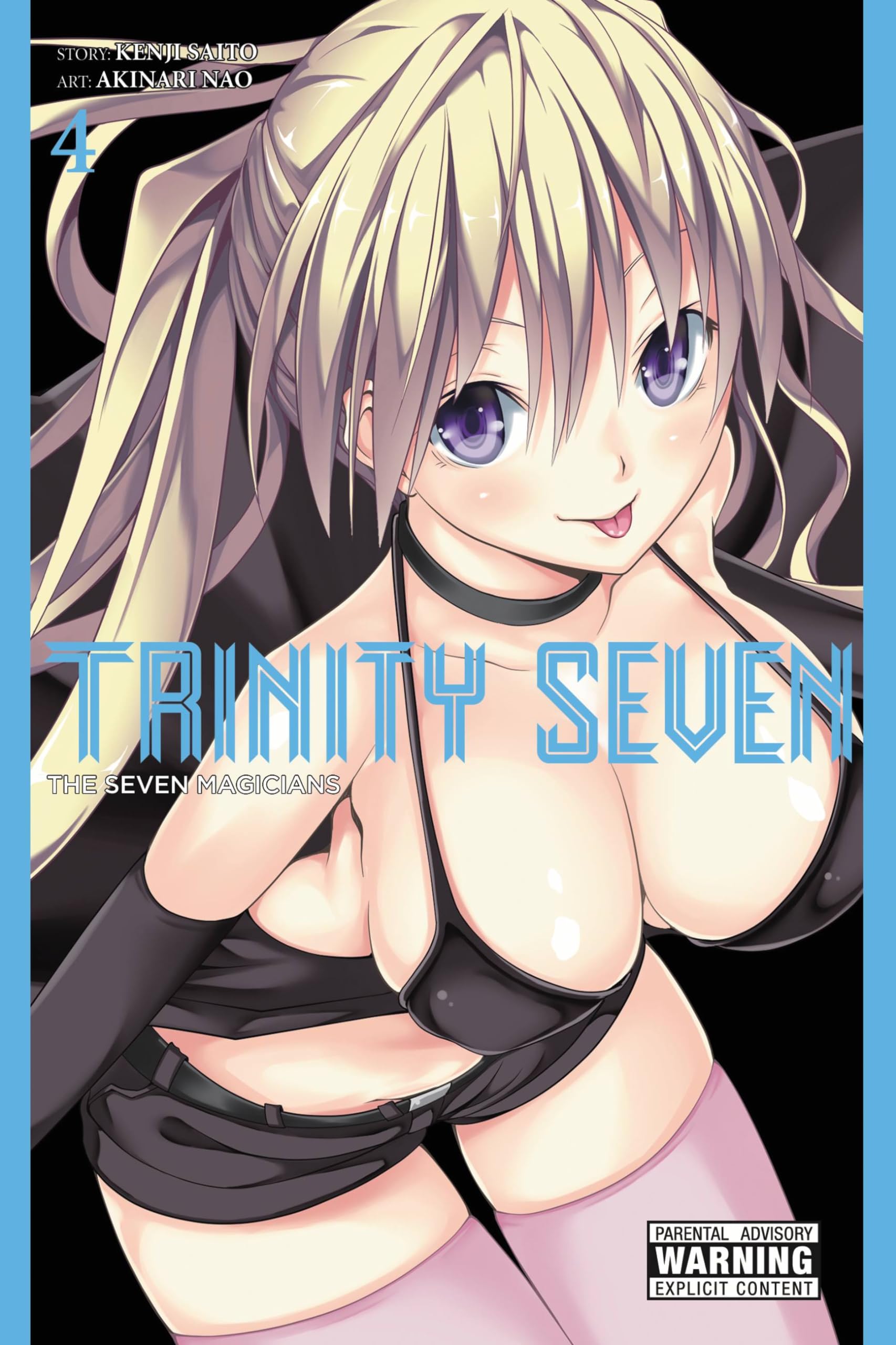 Trinity Seven Vol. 4: The Seven Magicians - Manga Book | Action Fantasy Adventure for Anime Fans & Collectors | Perfect for Reading, Gifting & Display