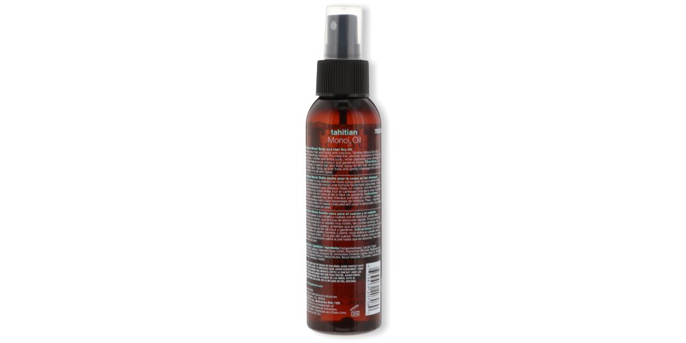 Body Drench Exotic Tahitian Monoi Oil for Body & Hair - 4oz Dry Oil Treatment | Hydrating Moisturizer for Skin & Scalp Care | Perfect for Spa Days, Beach Vacations & Daily Beauty Routine