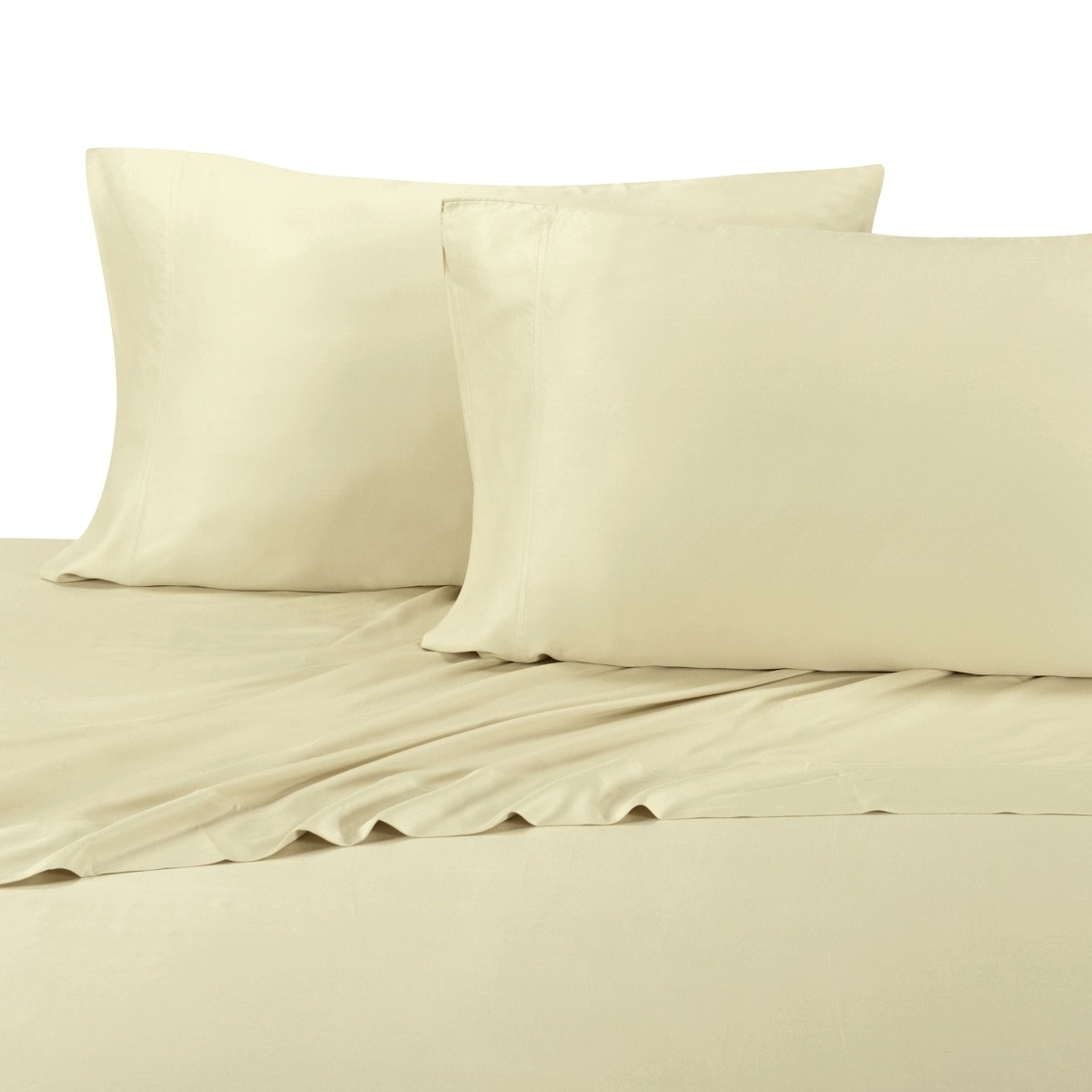 Premium Bamboo-Cotton Blend King Size 4-Piece Bed Sheet Set - Ultra Soft & Breathable Viscose Fabric - Perfect for Luxury Bedding, Hot Sleepers & Eco-Friendly Homes