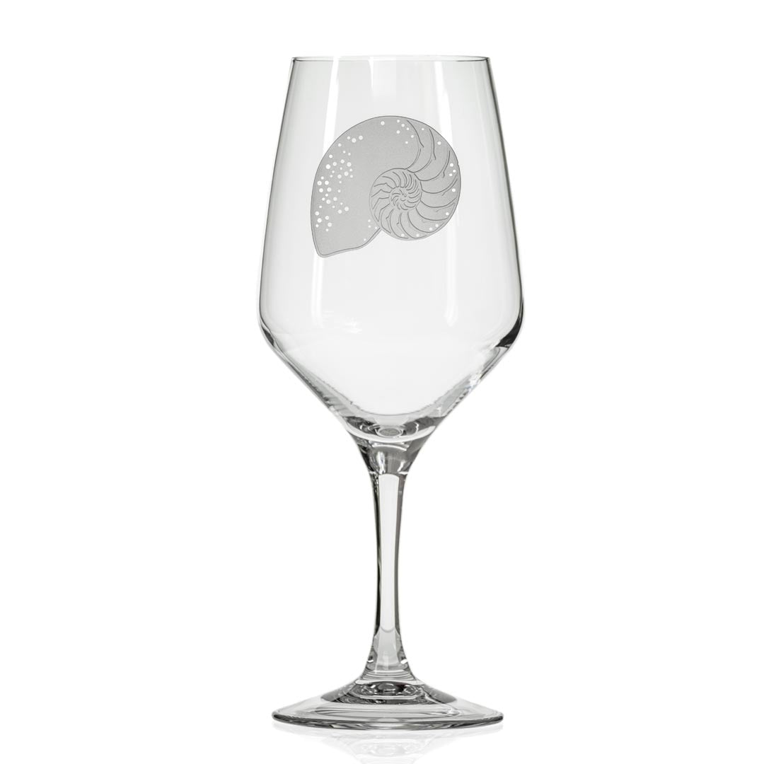 Premium Nautilus 19.75oz All-Purpose Wine Glasses Set of 2 - Perfect for Red Wine, White Wine, Cocktails & Water - Elegant Stemware for Dinner Parties, Weddings & Home Entertaining