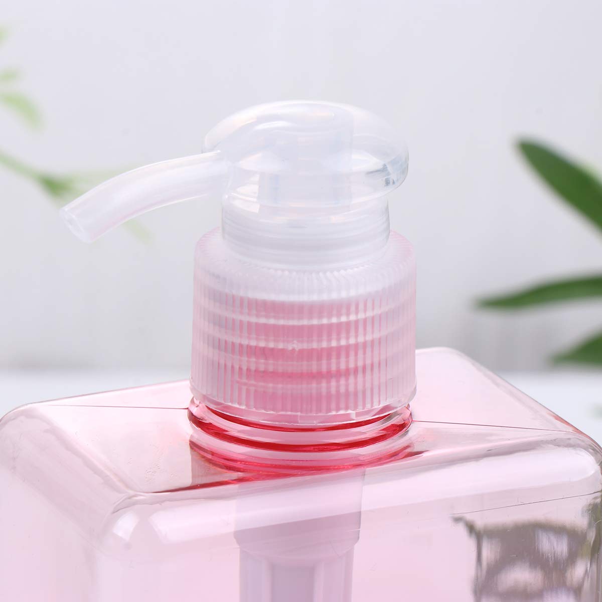 2 Pack Clear Empty Cosmetic Bottles with Pump - Travel Size Refillable Containers for Lotion, Shampoo, Hand Soap & Toiletries | Perfect for Makeup, Skincare & Travel Essentials