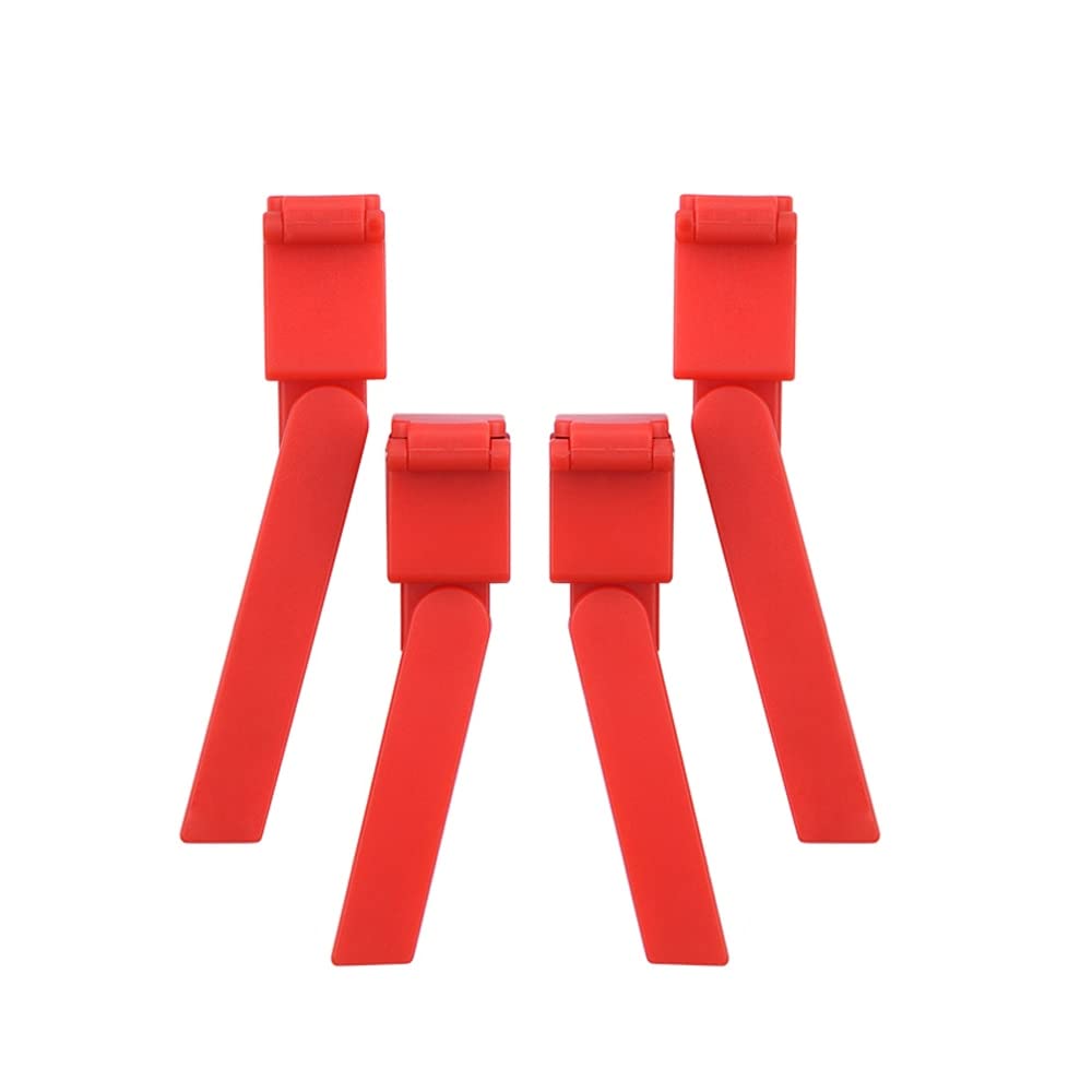 FIMI X8 SE 2020 Drone Landing Gear - Extended Height Leg Replacement, Tripod Support Feet Protector (Red) | Durable Accessories for Aerial Photography & Outdoor Flying