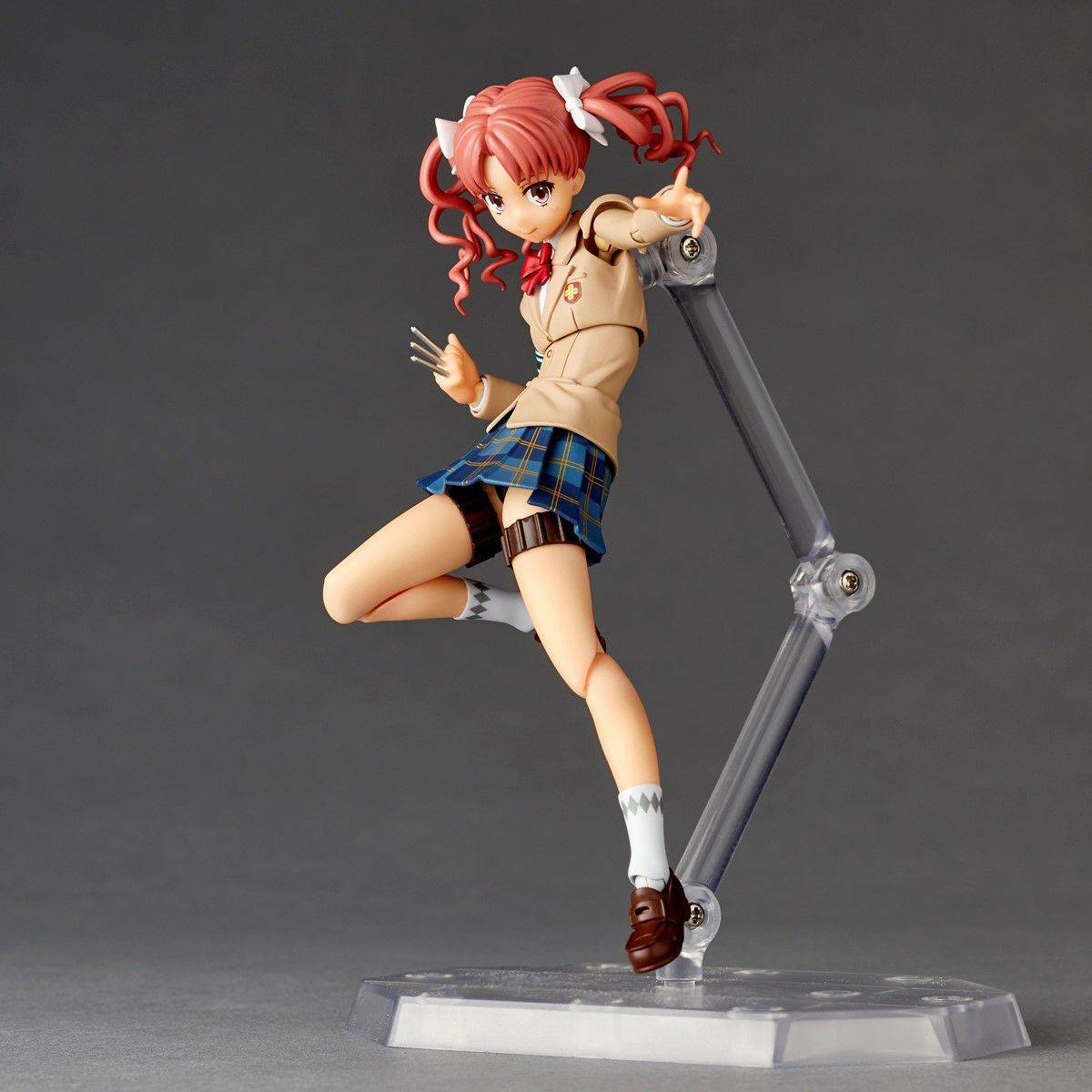 Amazing Yamaguchi Revoltech Action Figure - Shirai Kuroko Winter Uniform Ver. (NR045) | Highly Articulated Collectible for Anime Fans | Perfect for Display, Photography, and Cosplay Inspiration