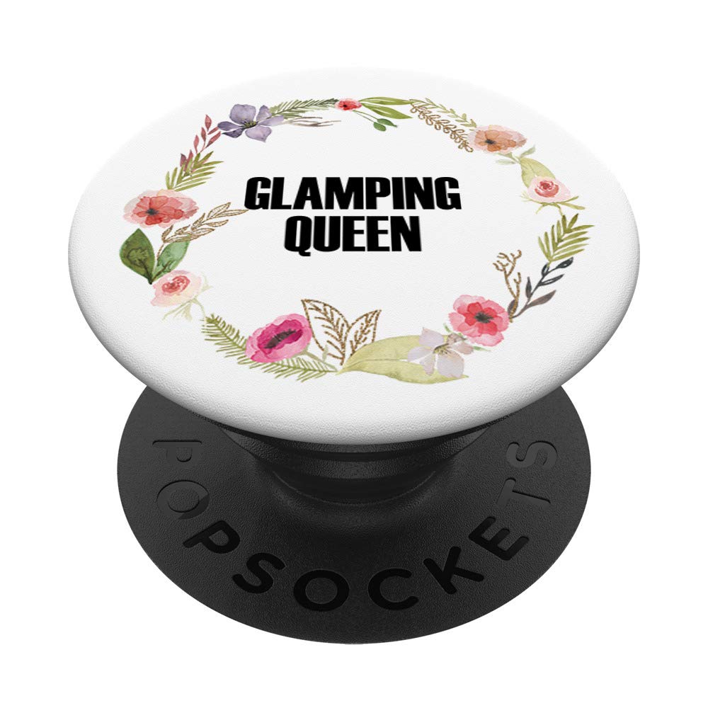 Funny Camping Slogan T-Shirt for Glamping Queen - Outdoor Adventure Gift