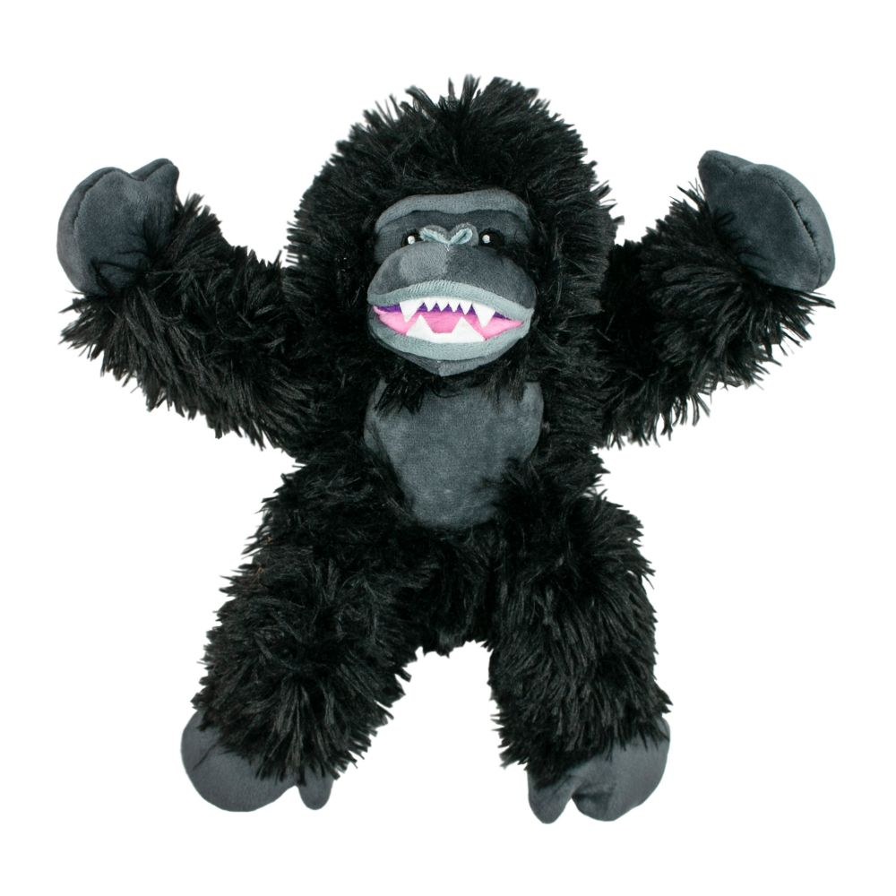 Durable Squeaky Plush Dog Toy with Gorilla Rope Body - Fun Chew Toy for Small & Large Dogs - Perfect for Playtime, Training & Teething Relief