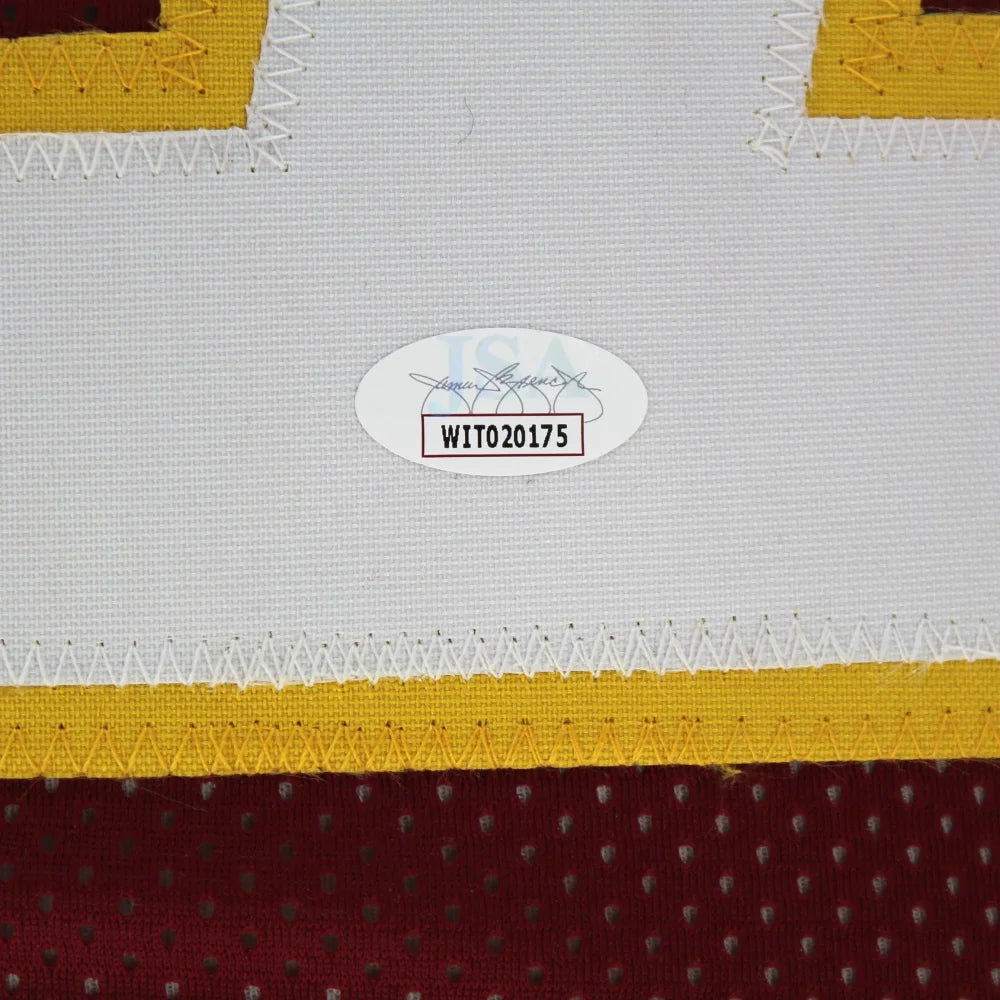 Doug Williams Autographed Washington Commanders Jersey - Burgundy NFL Football Jersey with JSA COA - Perfect for Collectors, Fans, and Sports Memorabilia Displays