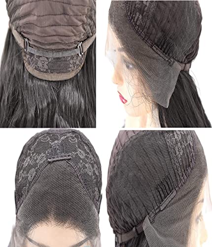 Platinum Blonde Ombre Lace Front Wig - Natural Looking Human Hair Wig for Women | Perfect for Cosplay, Parties & Daily Wear