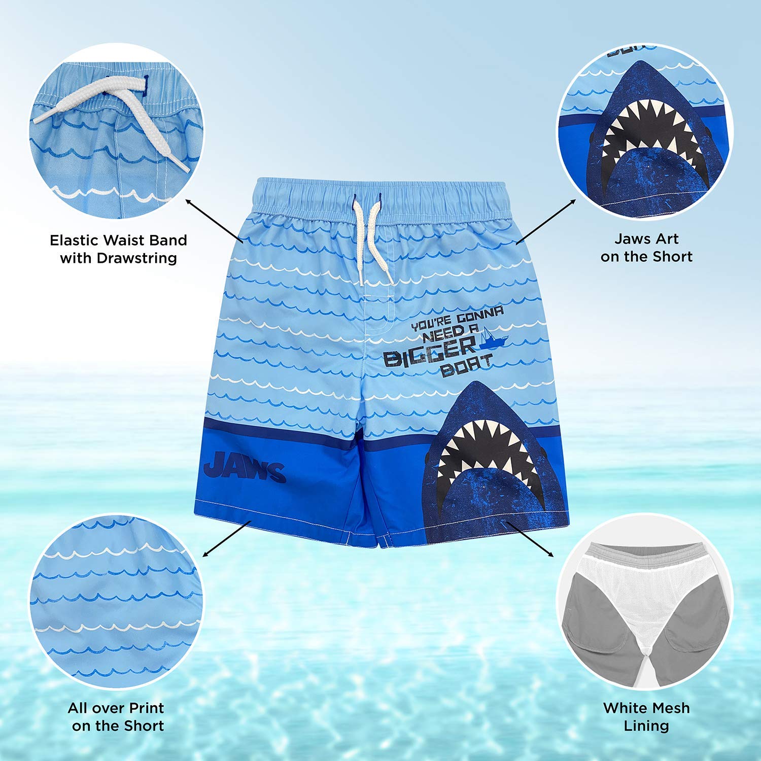 **Captain America vs Darth Vader Zombie Swim Trunks for Toddlers & Kids – Fun Pool, Beach & Summer Water Play**