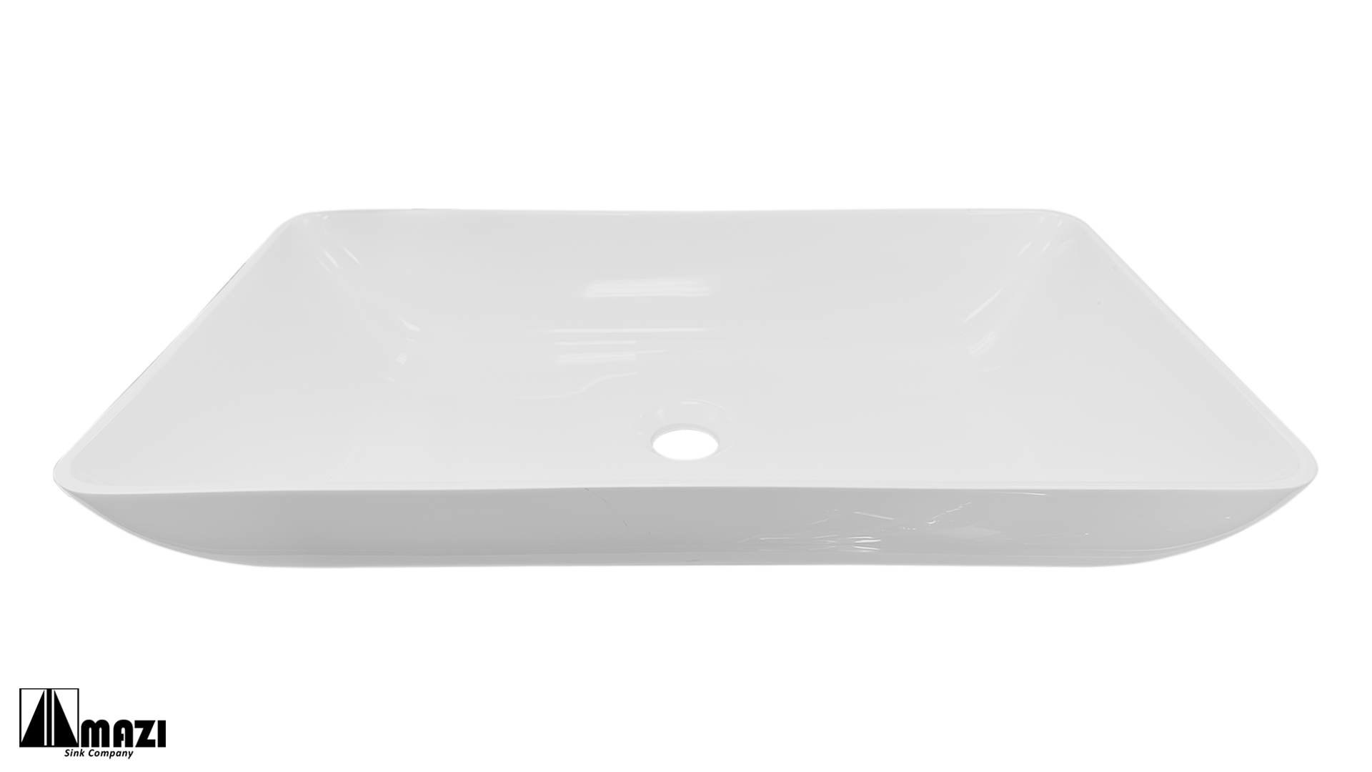 Premium Solid Surface Bathroom Sink XA A81 - High Gloss Finish for Modern Vanities, Countertops & Luxury Home Decor
