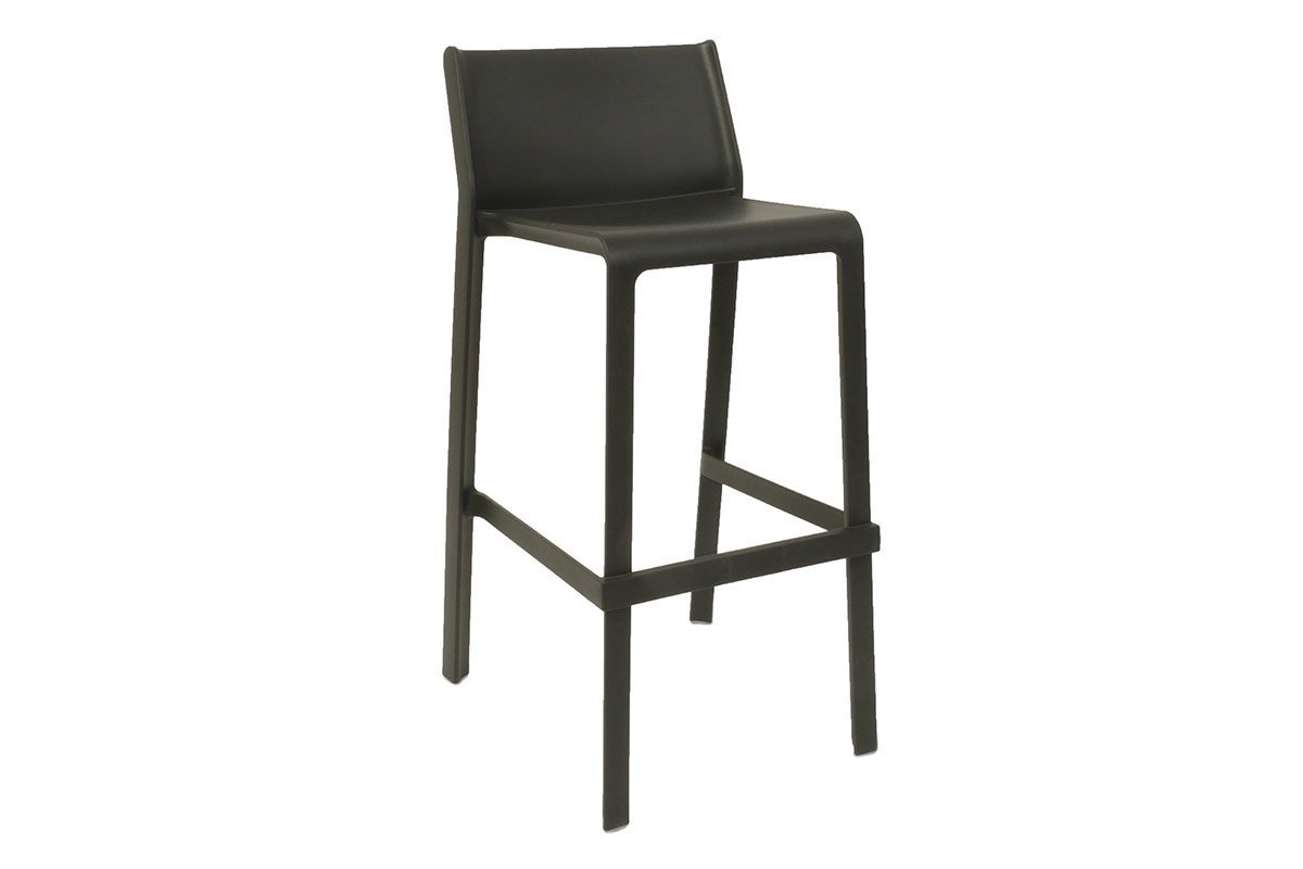 Premium EZ Hospitality Trill Outdoor Bar and Cafe Stool - 650mm Seat Height [855H x 475W] - Perfect for Patios, Gardens, and Commercial Outdoor Dining Areas