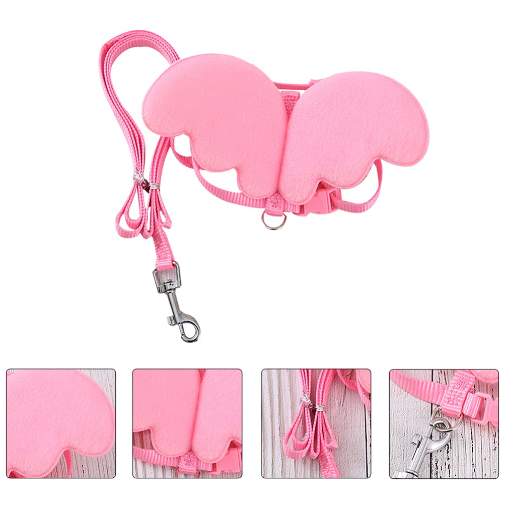 **Mikikit Adjustable Pet Walking Harness & Leash Set for Dogs, Cats, Chicken, Goose – Outdoor Training Traction Rope – Perfect for Walking, Hiking, and Backyard Play**