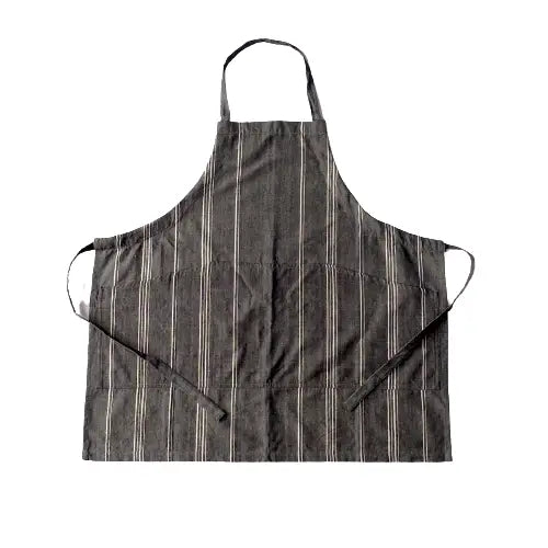 Premium Gray Full Apron for Cooking, Baking & Grilling - Durable & Stylish Kitchen Apron with Pockets for Home Chefs & BBQ Enthusiasts